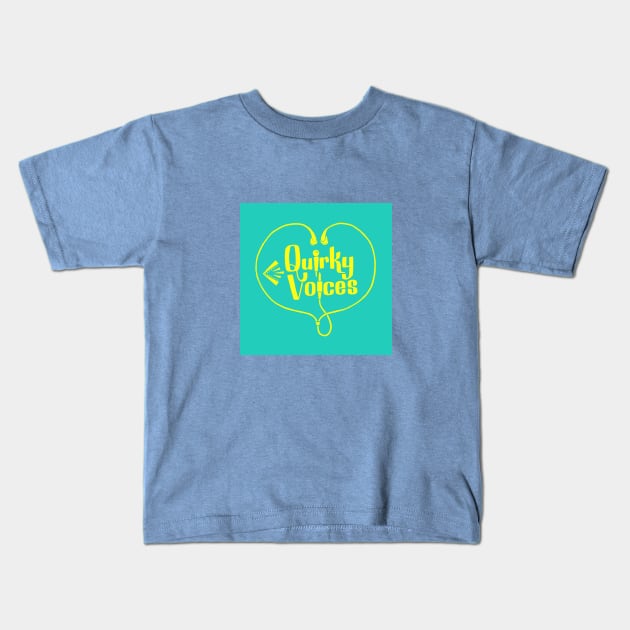 Quirky Voices Logo Kids T-Shirt by Quirky Voices